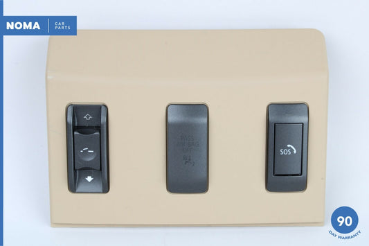 04-08 BMW 750Li E66 Front Upper Overhead Roof Cover Panel Switch w/ Button OEM - photo 1