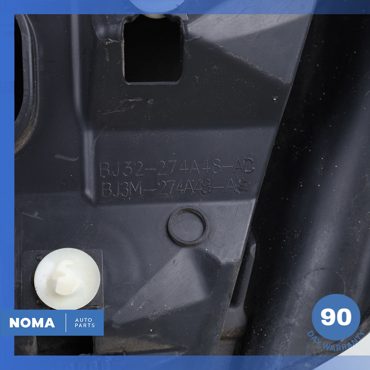 12-19 Range Rover Evoque L538 Rear Right Side Door Moulding BJ32274A48AB OEM - photo 11