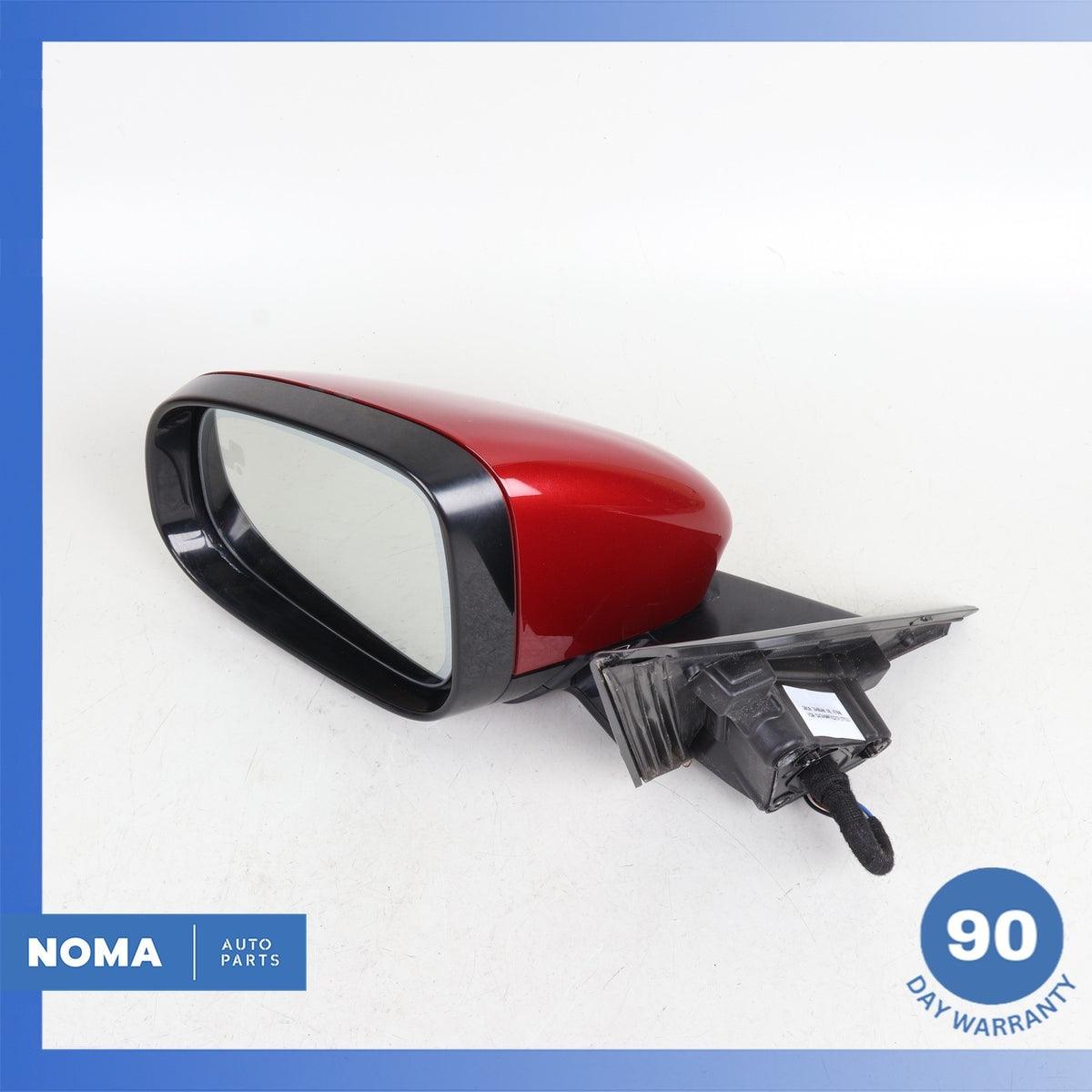 17-19 Jaguar X760 XE Left Rear View Door Mirror Red GX7317E699FA OEM 61k - photo 2