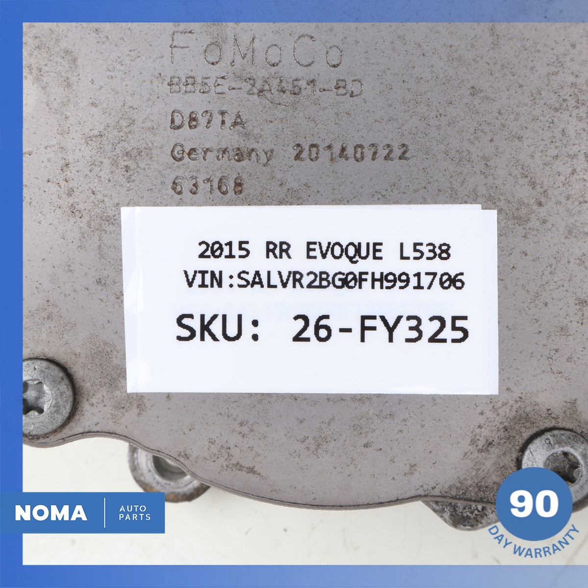 LR Range Rover Evoque L538 Vacuum Brake Pump Assembly OEM - photo 11