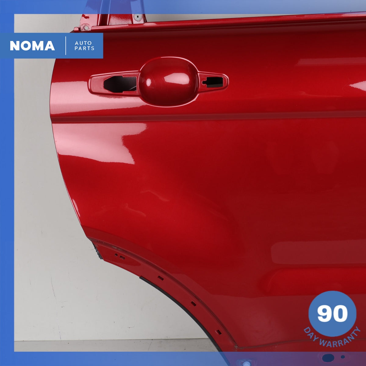 12-19 LR Range Rover Evoque L538 4DR Rear Right Side Door Panel Shell Red OEM - photo 6