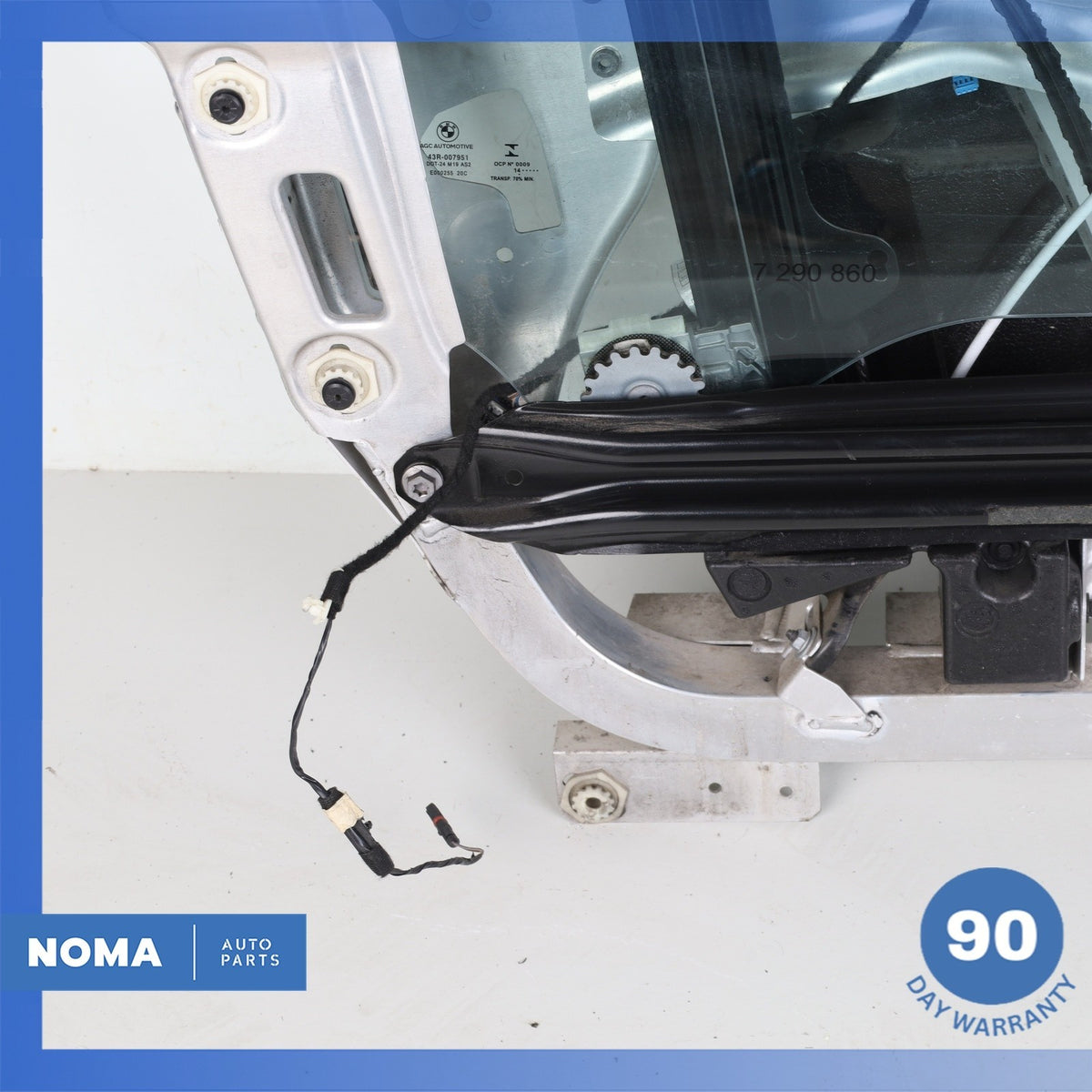 14-21 BMW i3 I01 Front Left Driver Door Panel Frame w/ Window Glass OEM - photo 6