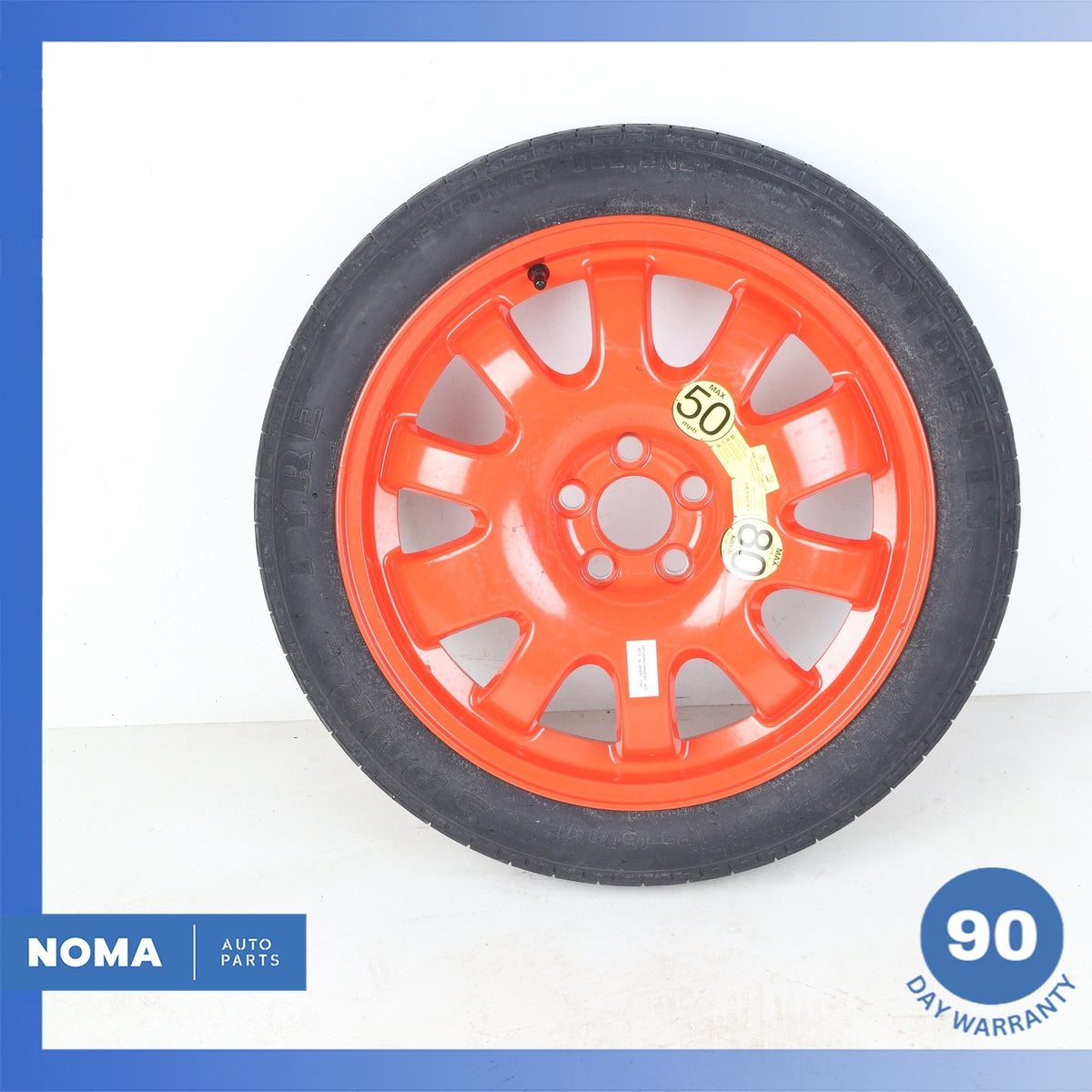 04-21 Jaguar X760 XE XK XJ Emergency Spare Tire Wheel Donut Rim 135 80 18" OEM - photo 1