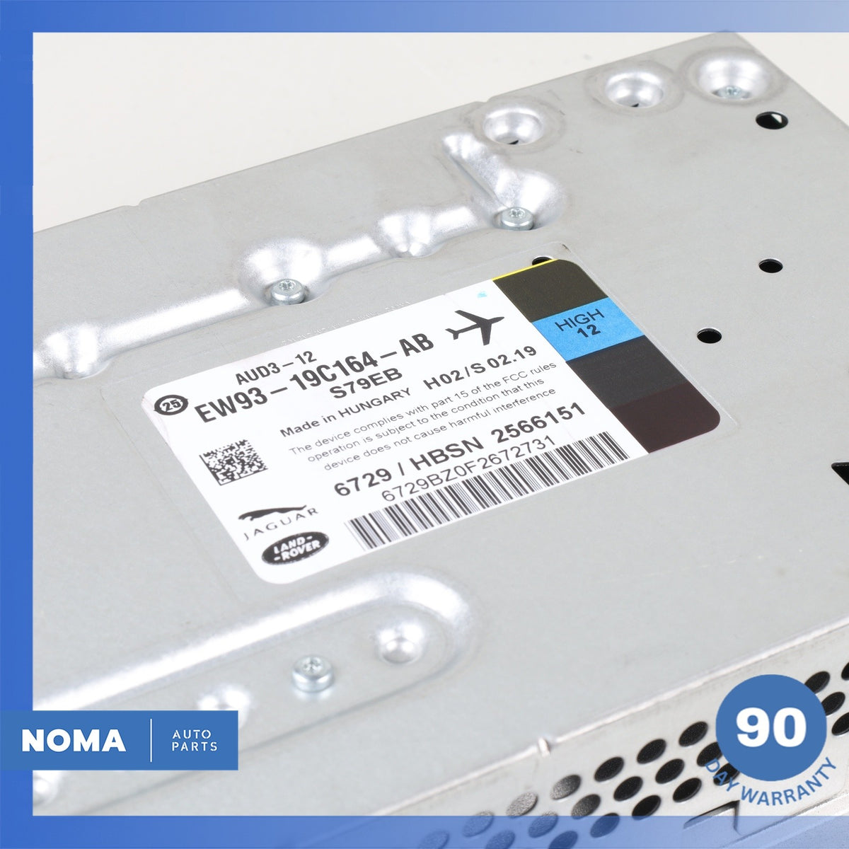09-21 LR Range Rover Evoque L538 XF 600W Meridian Stereo Audio Amplifier Amp OEM - photo 13