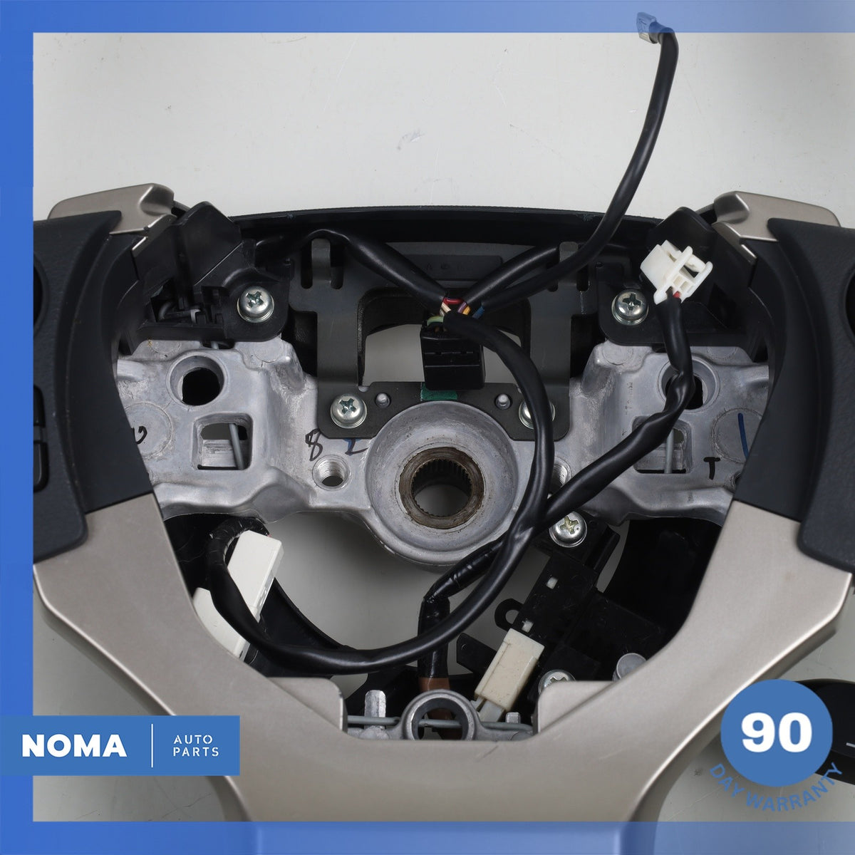 14-17 Lexus ZWA10 CT200h Leather Steering Wheel w/ Switches Black OEM - photo 5