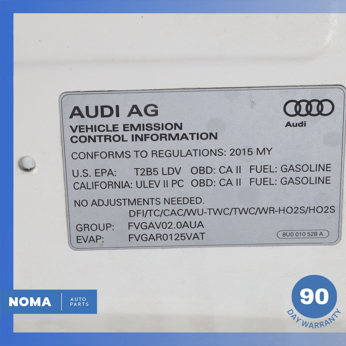 15-18 Audi 8U Q3 Hood Bonnet Cover Panel White 8U0823029B OEM - photo 18