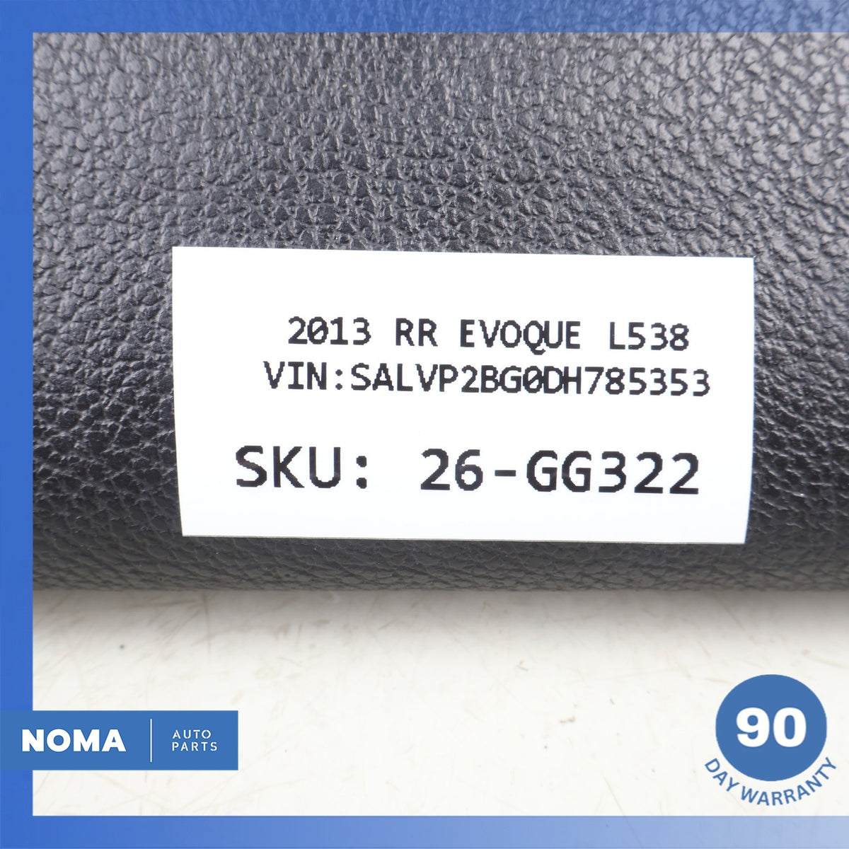 12-13 LR Range Rover Evoque L538 Center Console Armrest Cover Lid Black OEM - photo 15