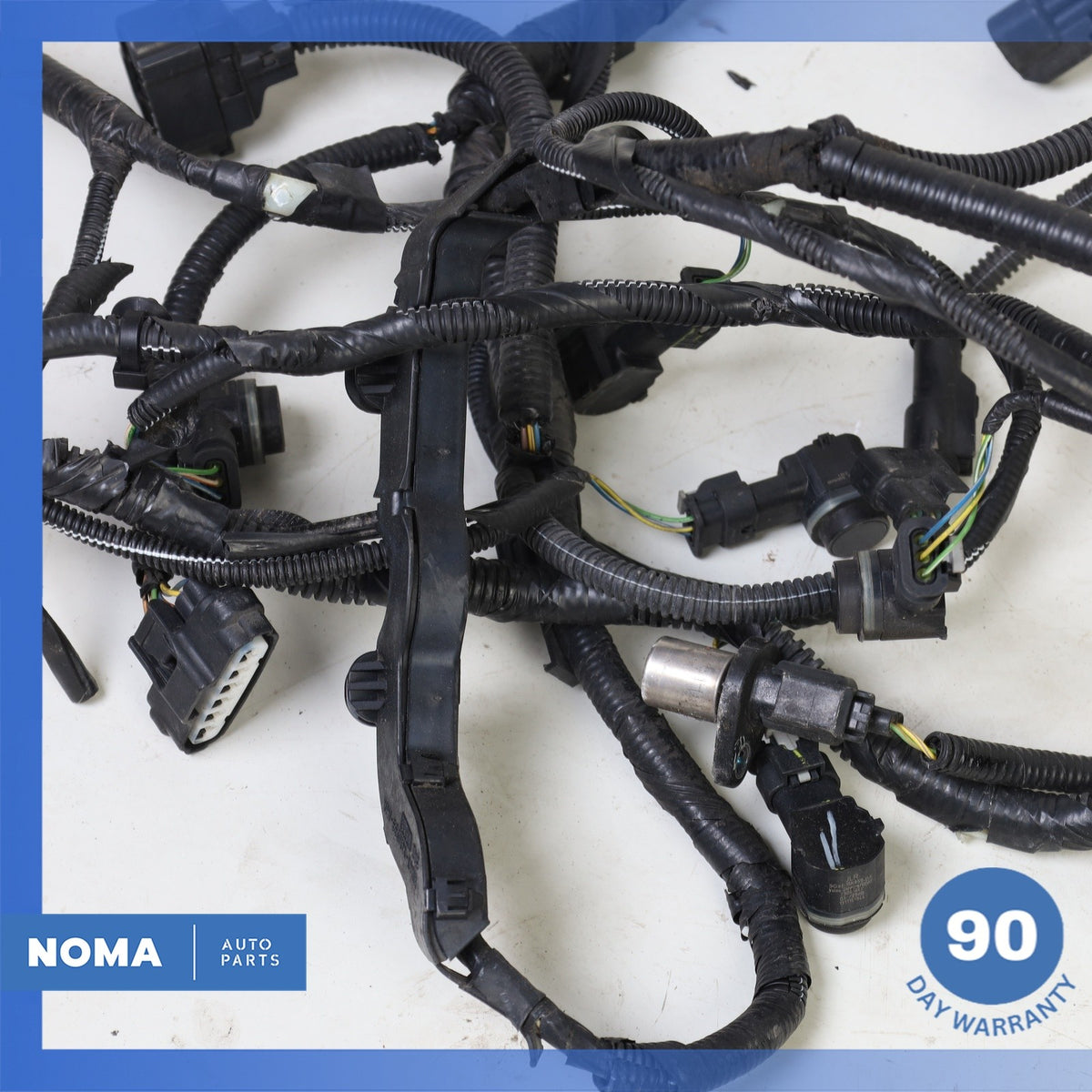 13-17 LR Range Rover L405 L494 Rear Bumper Wiring Wire Harness DK6215B484BD OEM - photo 9