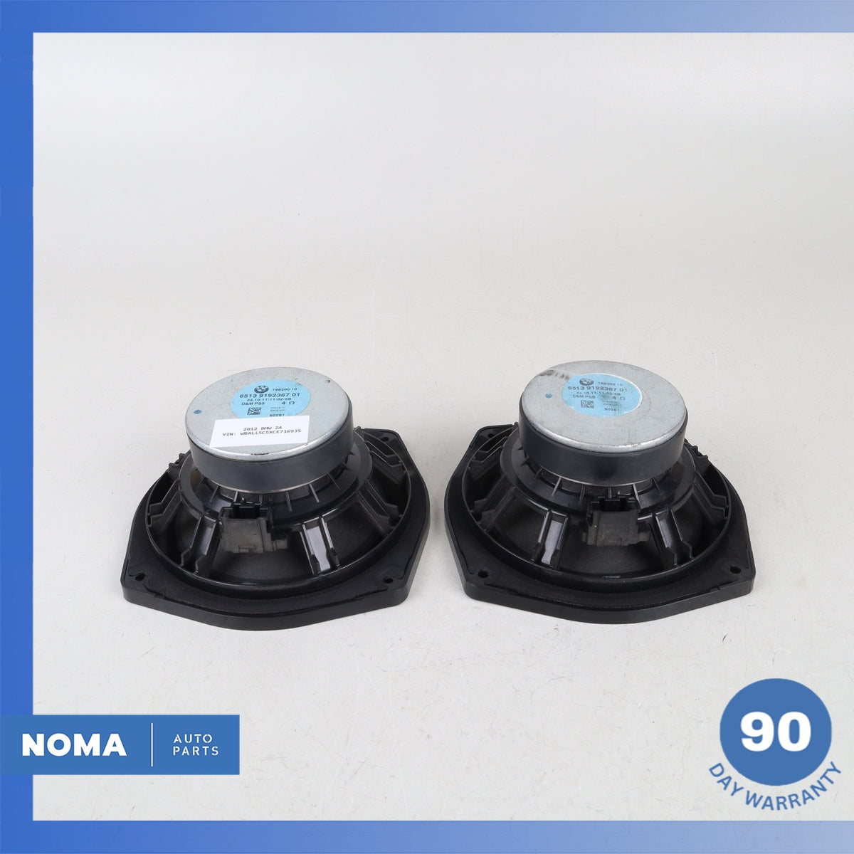 09-16 BMW E89 Z4 Front Left & Right Door Top-HiFi Sound Speaker Set OEM - photo 5