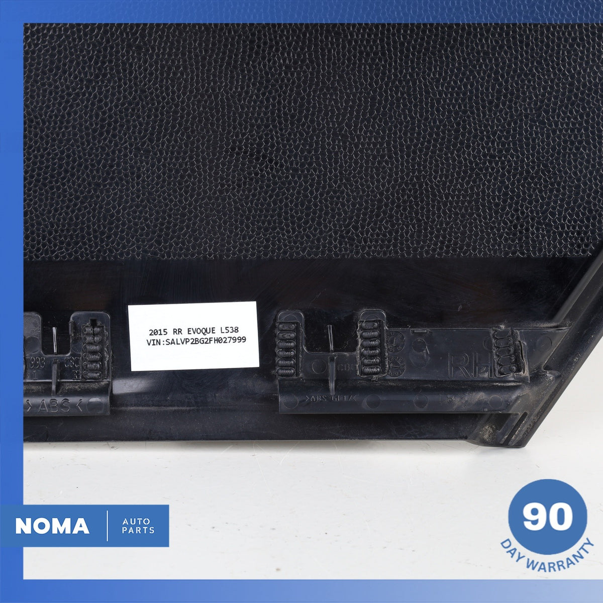 14-19 LR Range Rover Evoque L538 Rear Right Side Exterior D-Pillar Molding OEM - photo 8