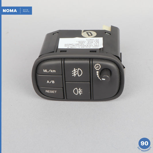 03-08 Jaguar  S-Type R X202 Dashboard Fog Light Dimmer Trip Reset Switch OEM - photo 1