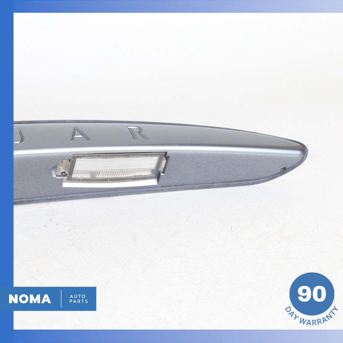 03-06 Jaguar X100 XKR Rear Trunk Bezel License Plate Light Lamp Trim Gray OEM - photo 8