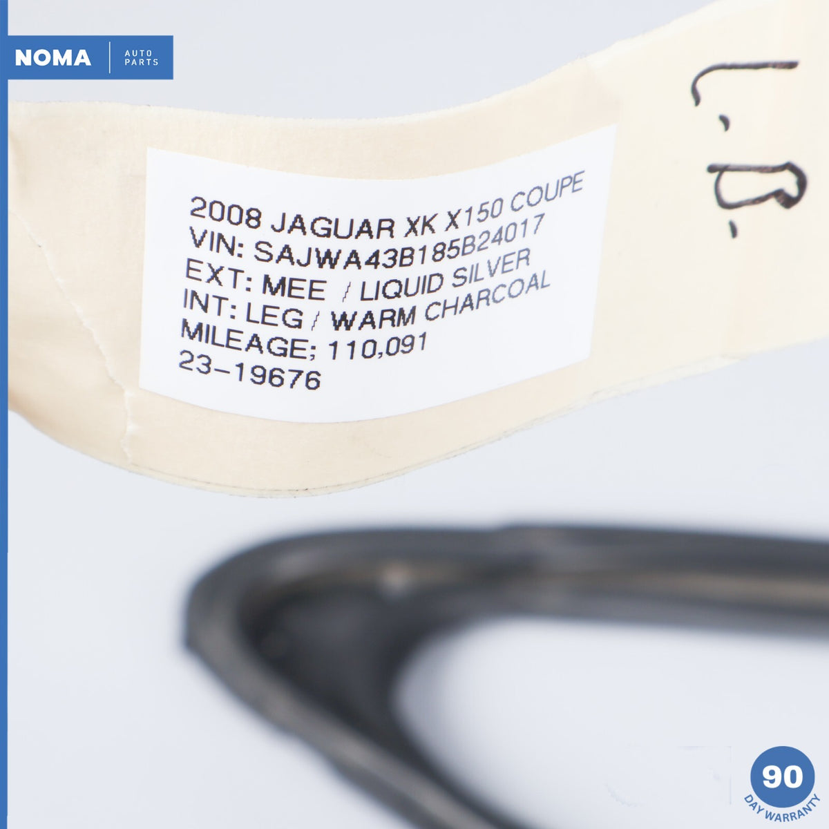 07-15 Jaguar XK XKR X150 Coupe Front Left Side Body Weather Strip Seal OEM - photo 14