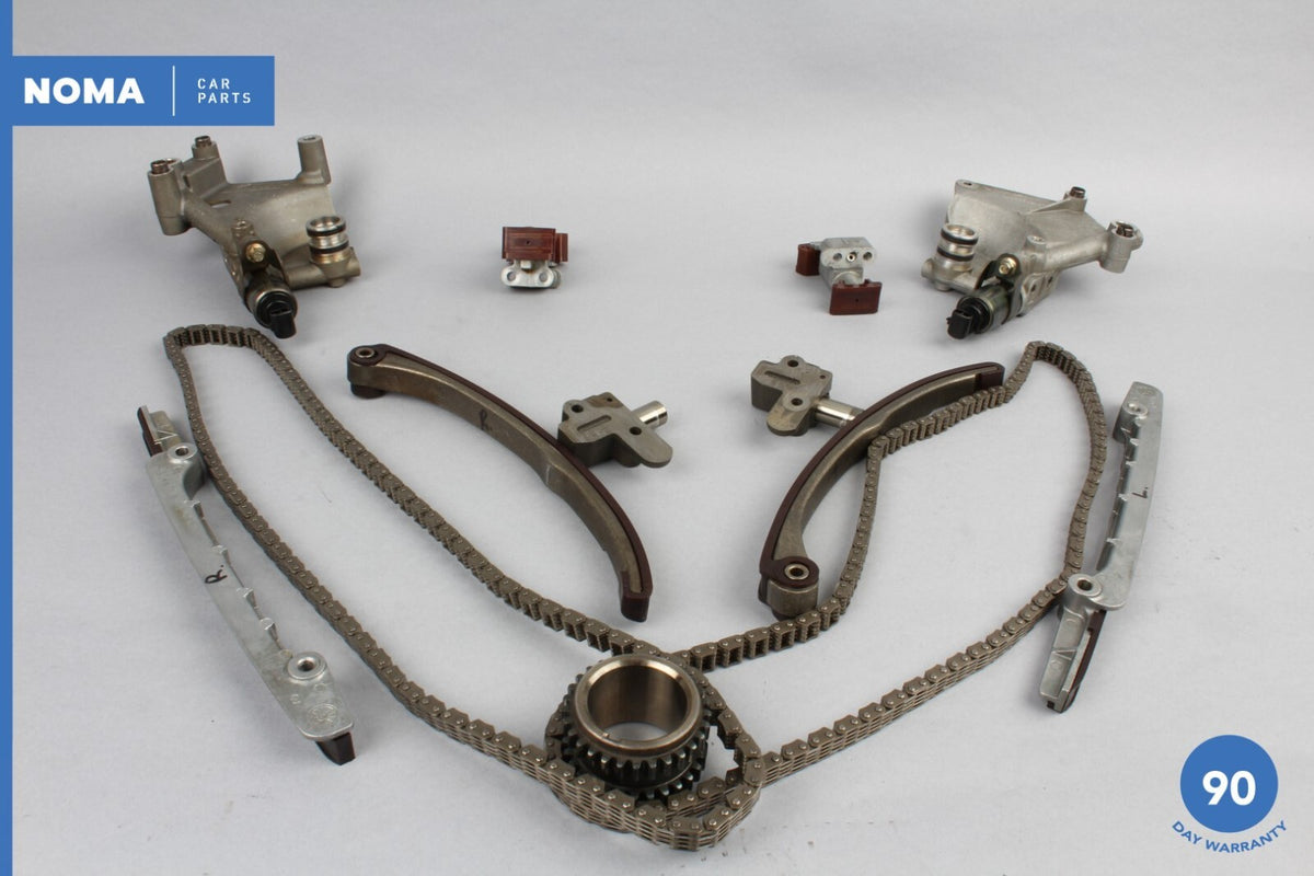 04-09 Jaguar XJ8 VDP X350 Timing Chain w/ Tensioner Blade & Guide Rail Set OEM - photo 10