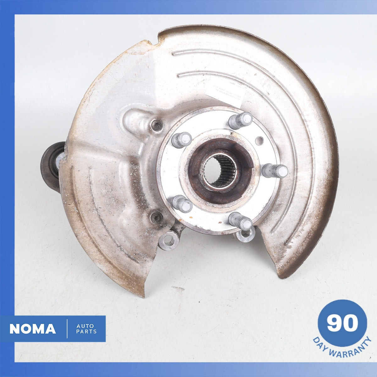 12-19 Range Rover Evoque L538 Rear Left Spindle Knuckle Hub w/ Shield OEM - photo 2
