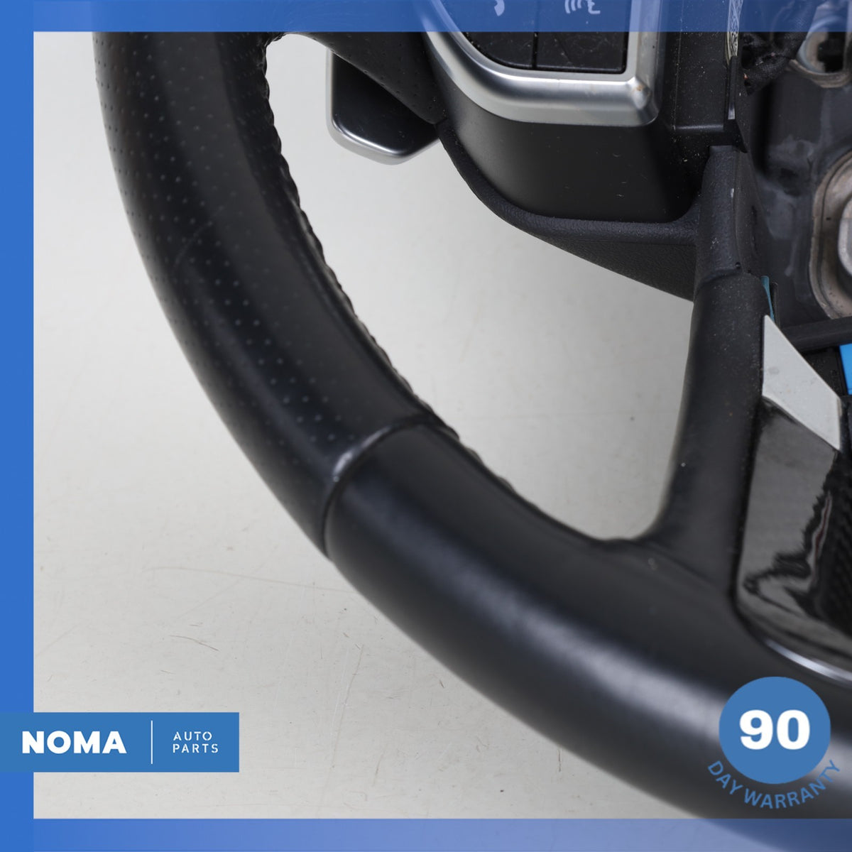 14-22 LR Range Rover Sport L494 Leather Heated Steering Wheel w/ Switches OEM - photo 8