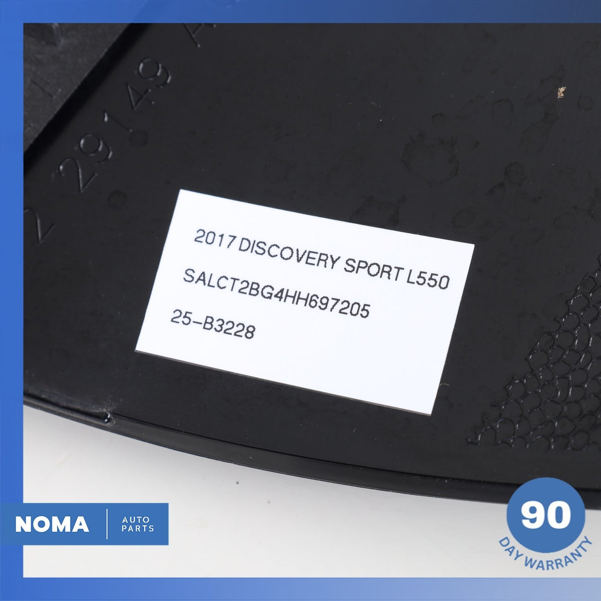 15-23 LR Discovery Sport L550 Rear Left Driver Exterior D-Pillar Molding OEM - photo 10