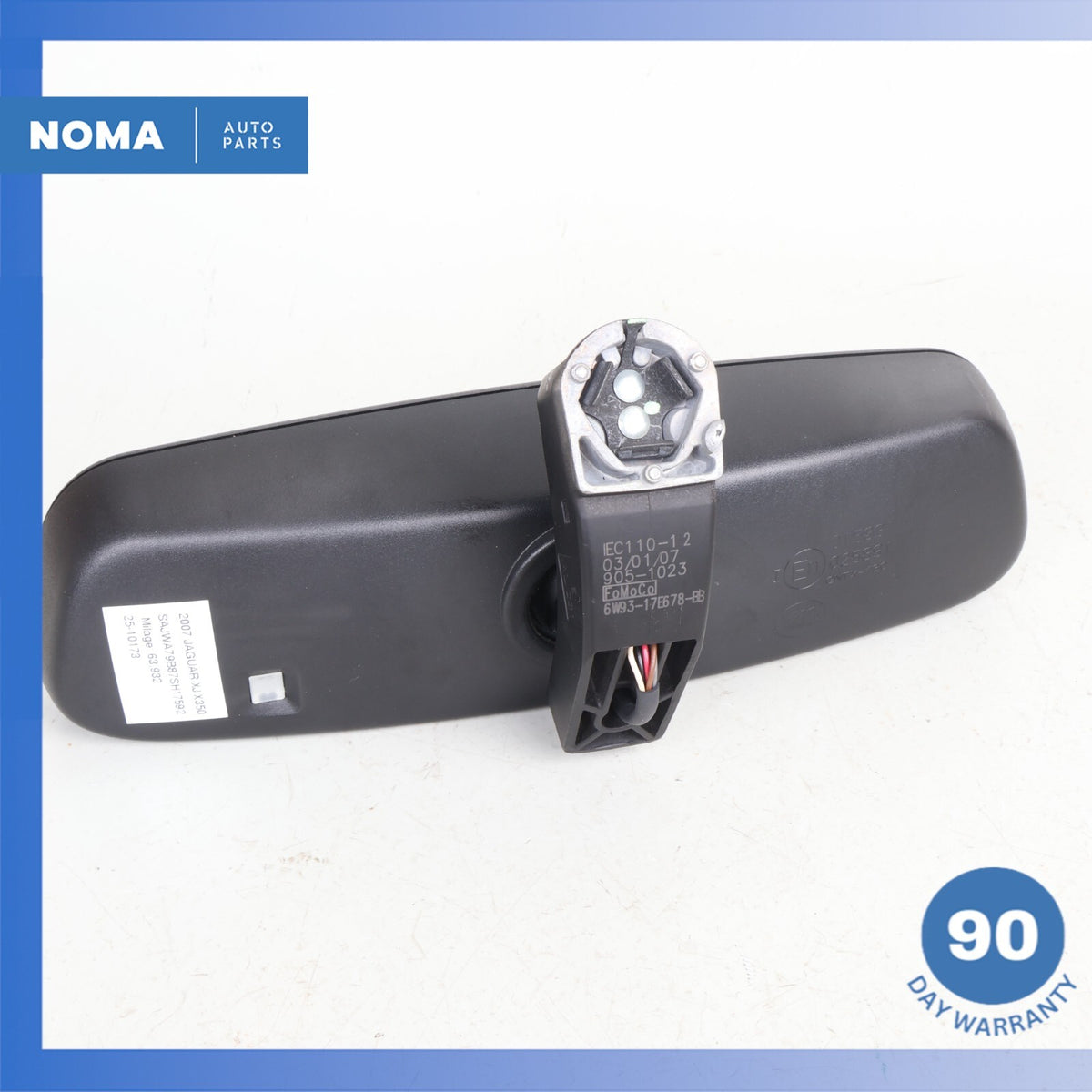 2007 Jaguar X350 XJ8 XJR VDP Interior Rear View Mirror 6W9317E678BB OEM - photo 6