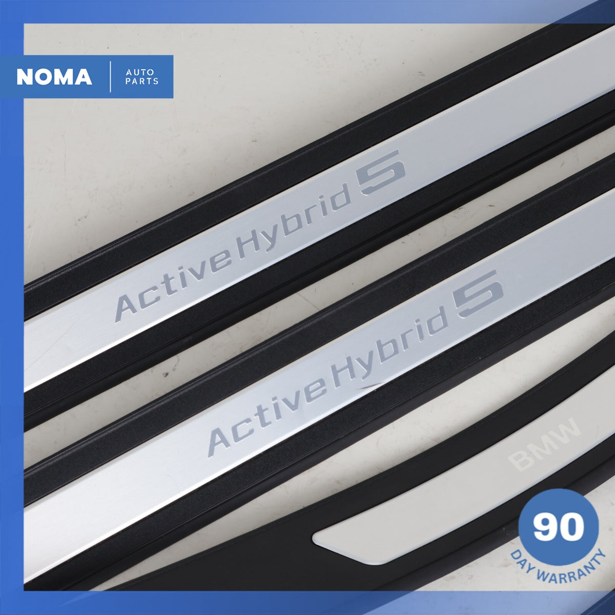 12-16 BMW F10 ActiveHybrid 5 Tread Panel Scuff Plate Set of 4 51477309489 OEM - photo 3