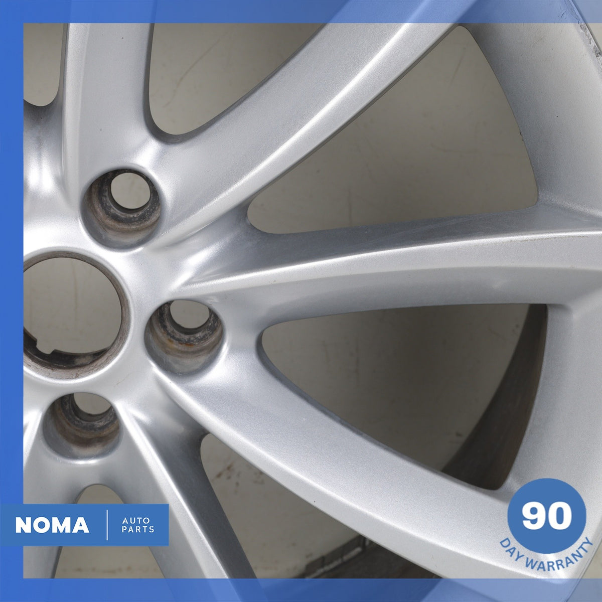 14-24 Jaguar X152 F-Type Propeller 8.5 x R19 19" Front Wheel Rim Silver OEM - photo 4