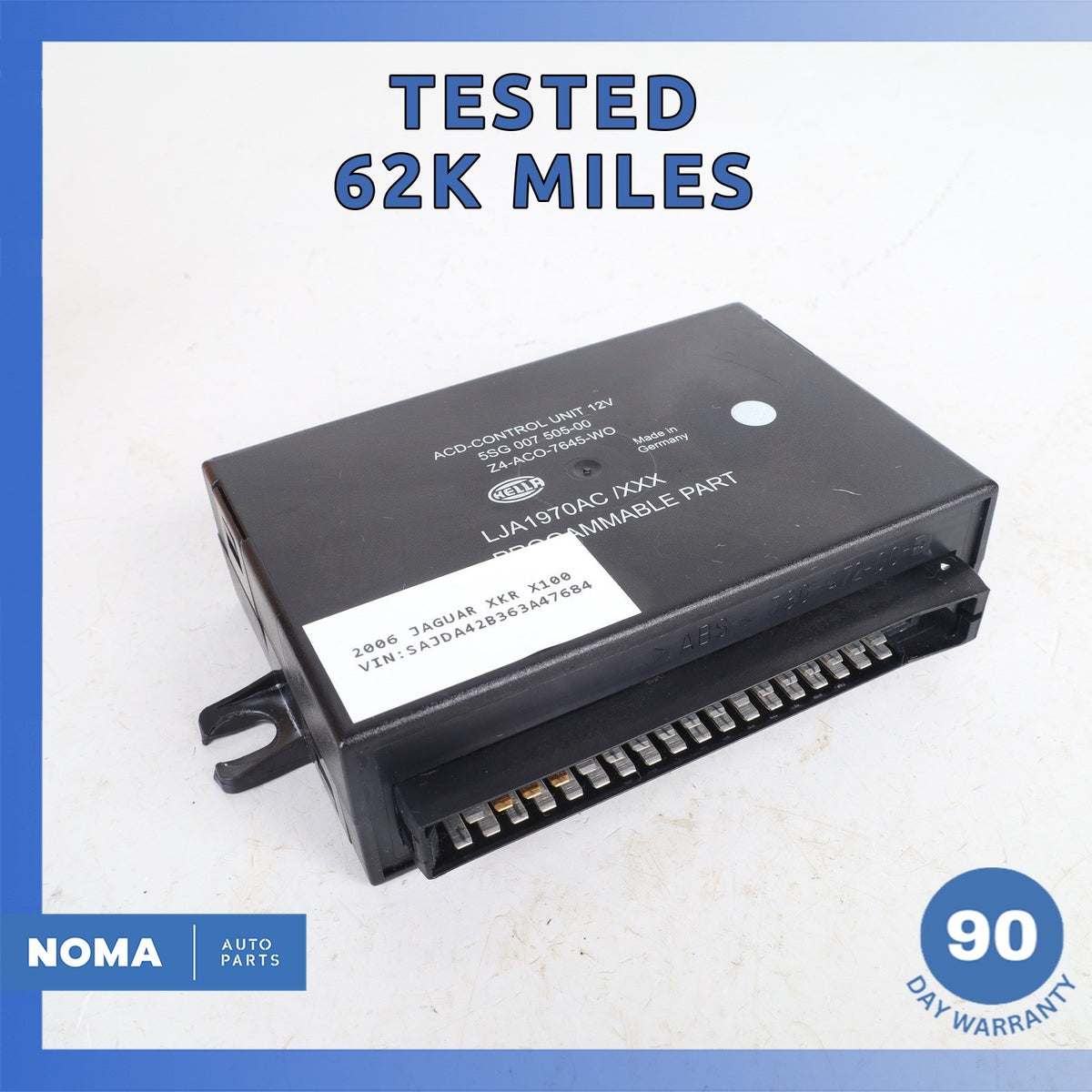 97-06 Jaguar X100 XKR XK8 Adaptive Damping Control Module LJA1970AC OEM 62k - photo 1