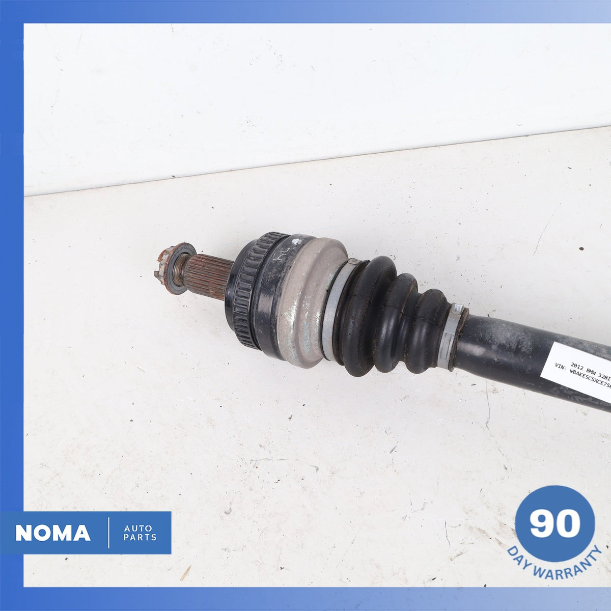 BMW E92 328i 135i Rear Left Side CV Axle Output Half Shaft 7537715 OEM 75k - photo 12