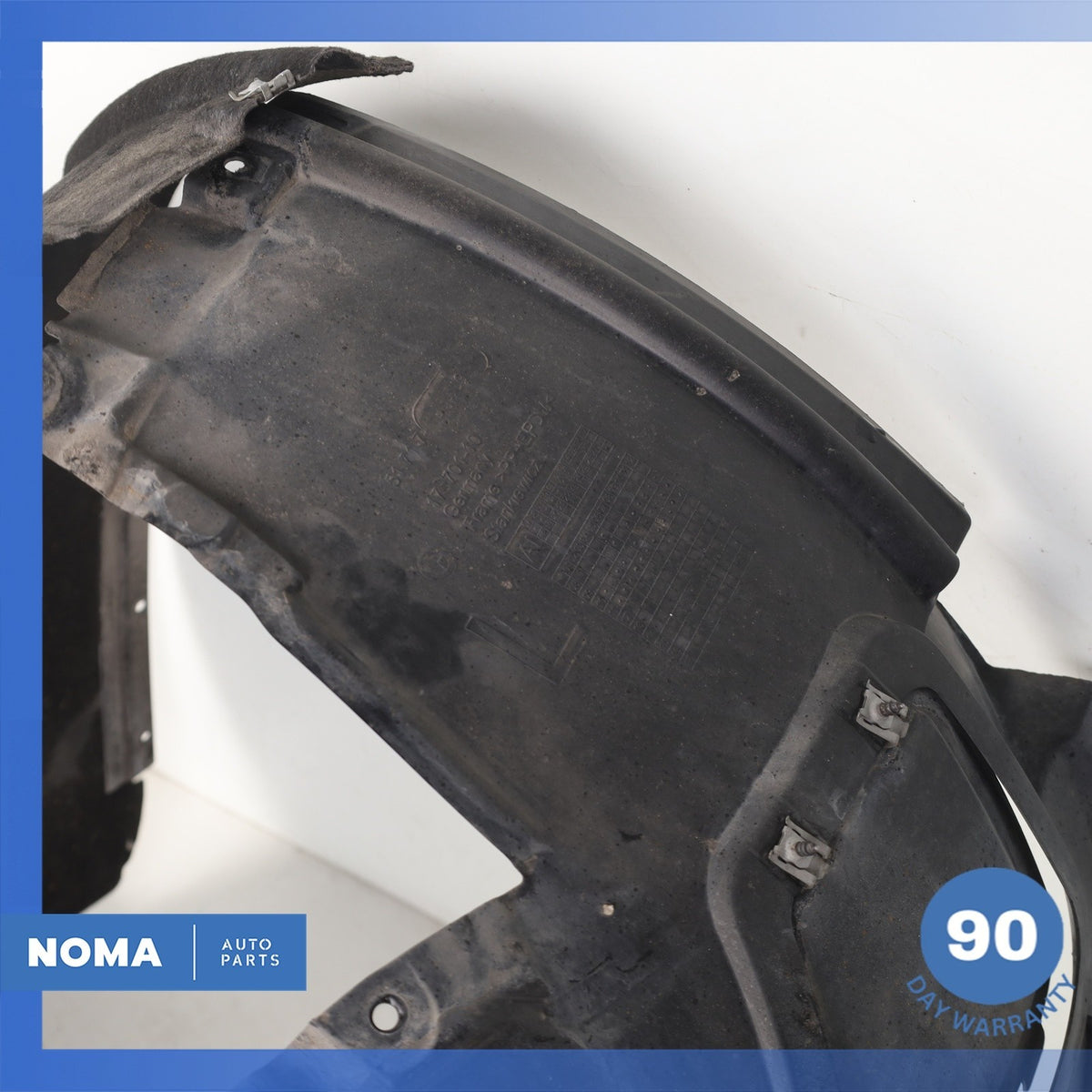 10-17 BMW F07 535i 550i GT Front Left Wheelarch Line Splash Shield Cover OEM - photo 11