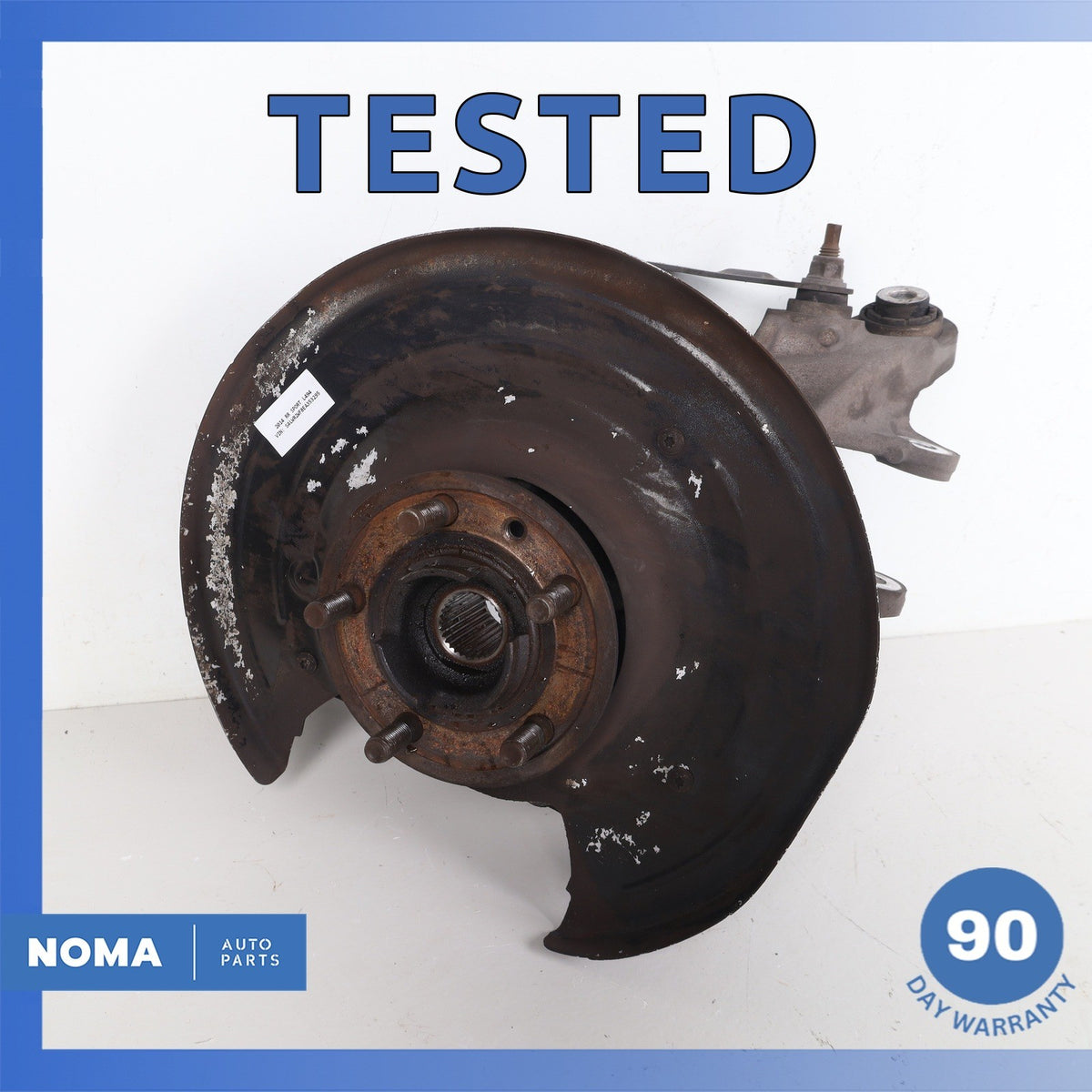 14-17 LR Range Rover L494 L405 Rear Right Spindle Knuckle Hub w/ Shield OEM - photo 1