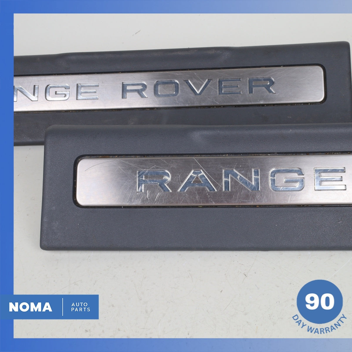 12-19 Range Rover Evoque L538 4DR Front Door Step Sill Scuff Plate Set OEM - photo 4