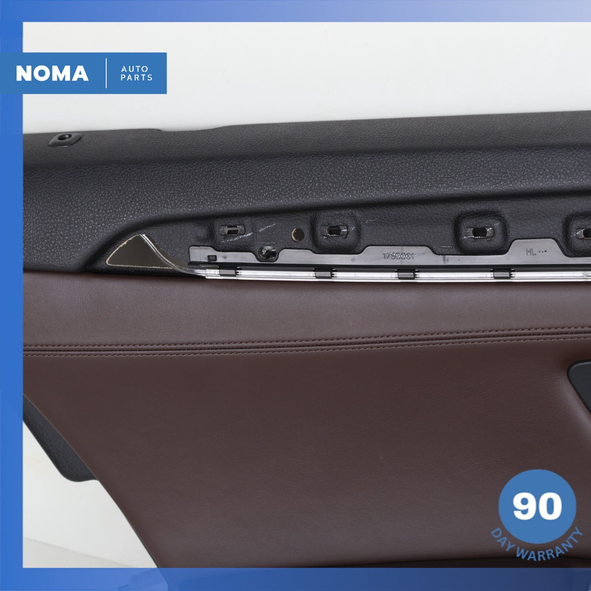 11-16 BMW F10 528i 535i Rear Left Interior Door Panel Assembly Nappa Brown OEM - photo 6