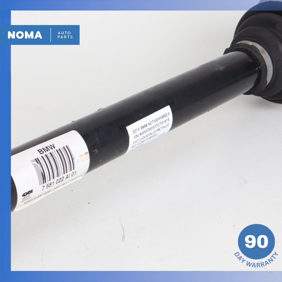 12-16 BMW F10 ActiveHybrid 5 Rear Right Passenger Side Axle Shaft OEM - photo 4