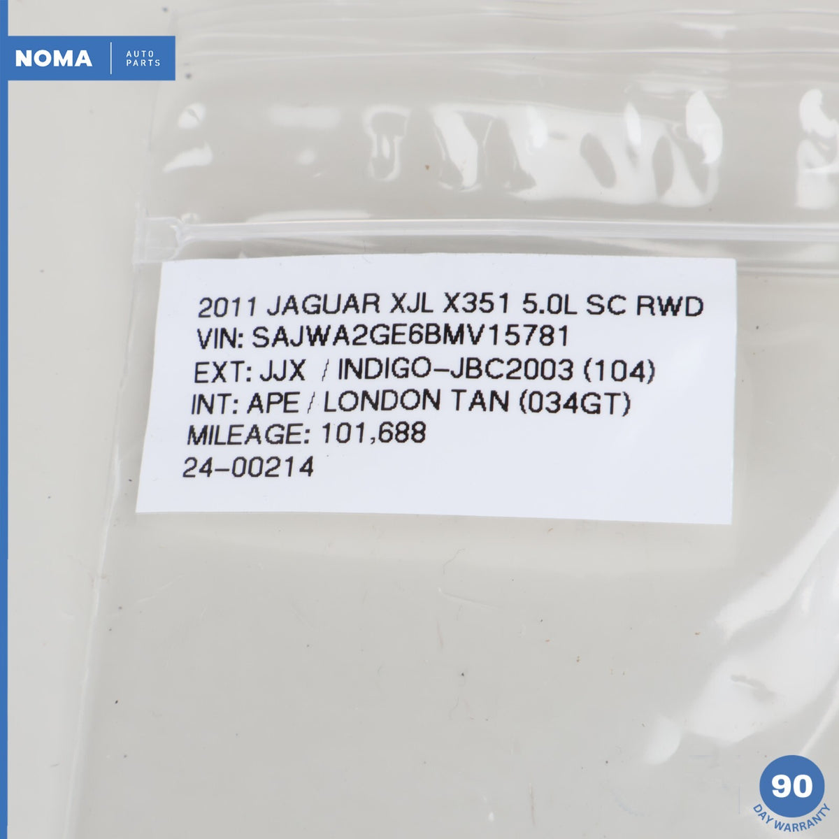 2011 Jaguar XJL X351 LWB Rear Left Side Door Wire Wiring Harness OEM - photo 17