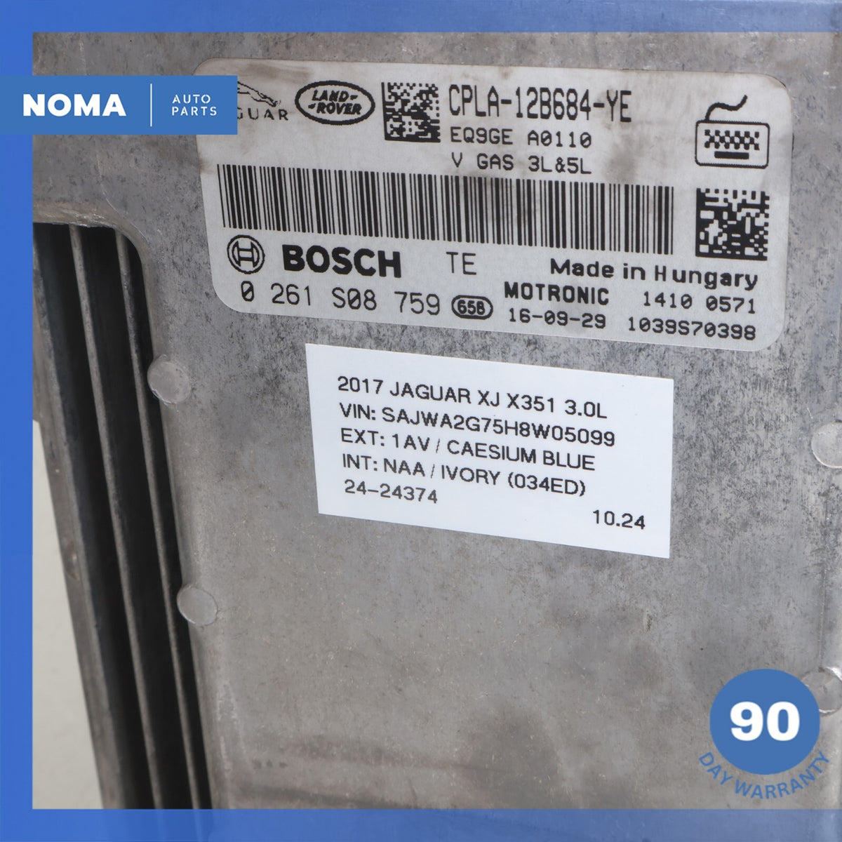 11-21 Jaguar X351 XJ F-Type RR Sport ECM ECU Engine Control Module Computer OEM - photo 11