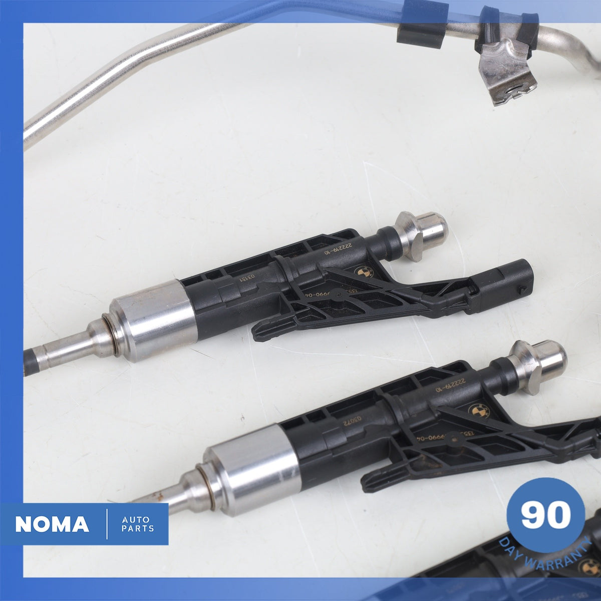16-20 BMW G12 740i 3.0L Engine Motor Fuel Injector Rail Set w/ Lines OEM 76k - photo 17