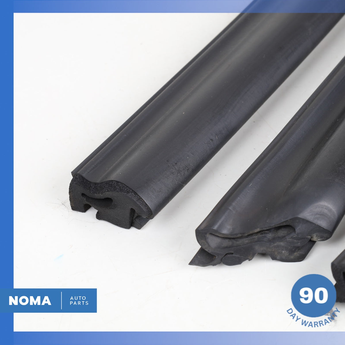 89-96 Jaguar XJS Convertible Top Roof Right Side Outside Molding Seal Set OEM - photo 4