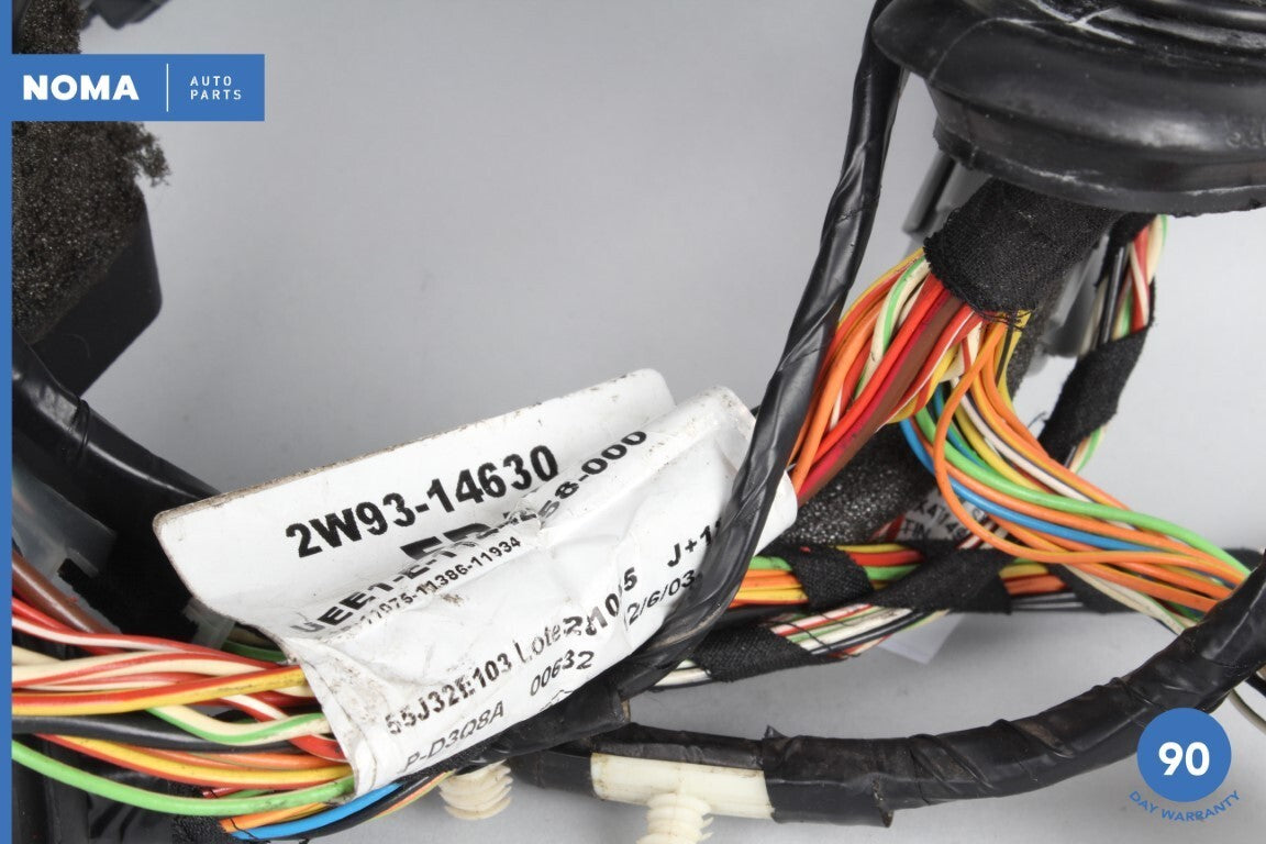 2004 Jaguar XJ8 XJR X350 Front Right Passenger Side Door Wiring Harness OEM - photo 11