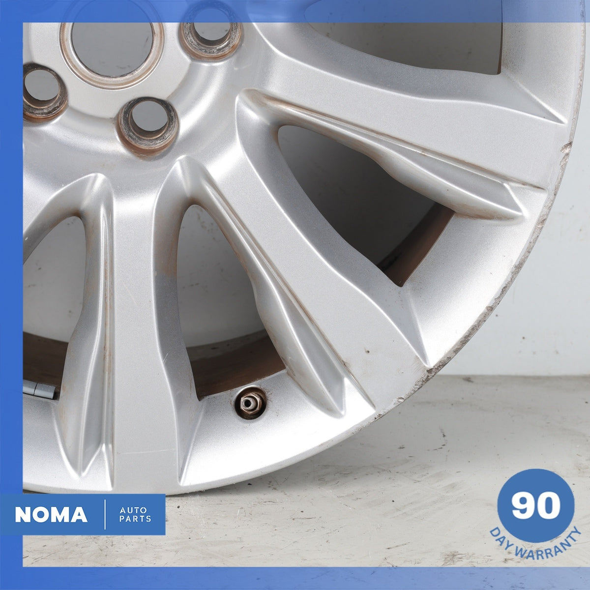 13-22 Land Rover Range Rover L405 Style D 9.5 x R21 21" Wheel Rim Silver OEM - photo 5