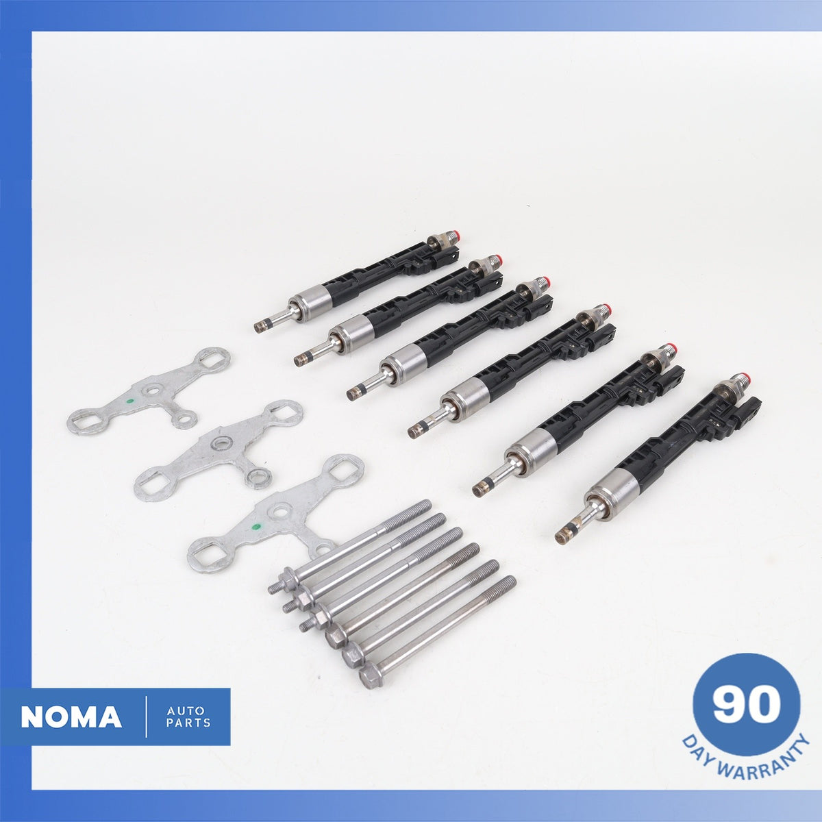 13-21 BMW F15 X5 435i M4 535i S55 N55 3.0L Engine Fuel Injector Set of 6 OEM - photo 20