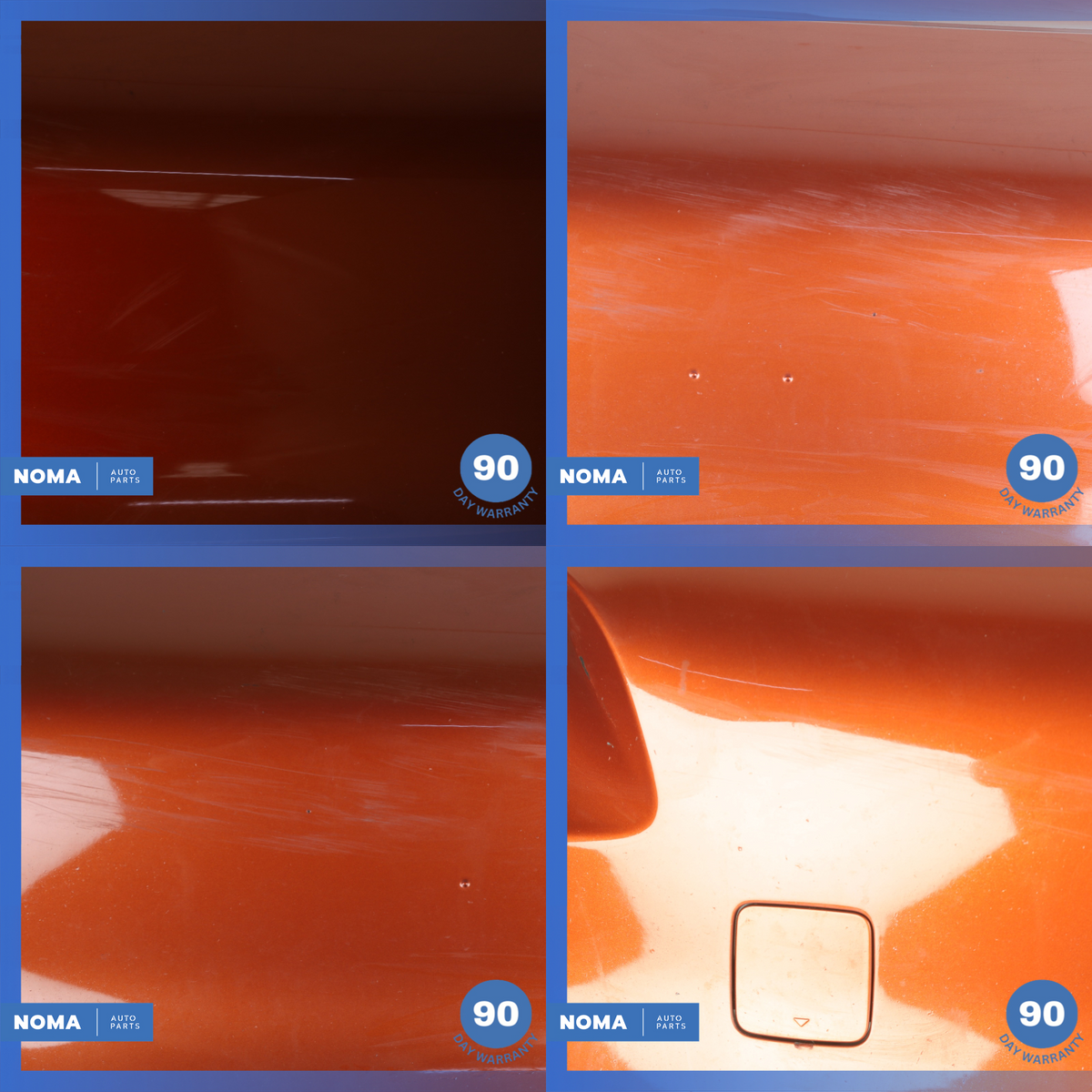 14-17 BMW i3 I01 Hybrid Front Bumper Cover Assembly Orange OEM 78k - photo 5