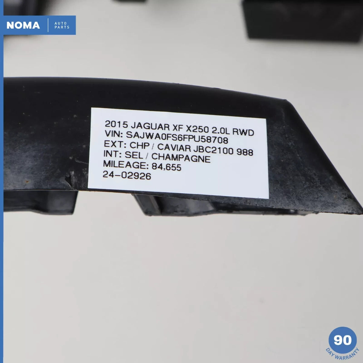 09-15 Jaguar X250 XF Rear Bumper Bracket Mount Support Set of 3 8X2317B861AD OEM - photo 16