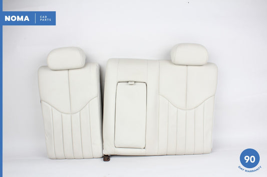 01-02 Jaguar S-Type X202 Rear Top Upper Seat Cushion w/ Headrests & Armrest OEM - photo 1