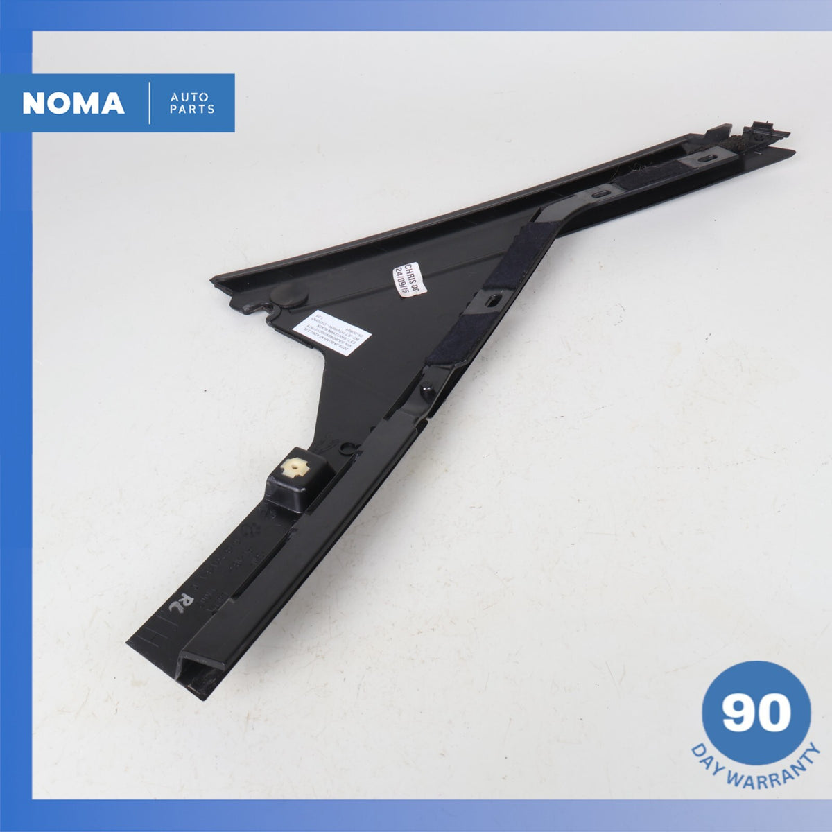 16-23 Jaguar X260 XF Sedan Rear Left Outer Door Window C-Pillar Molding OEM - photo 9