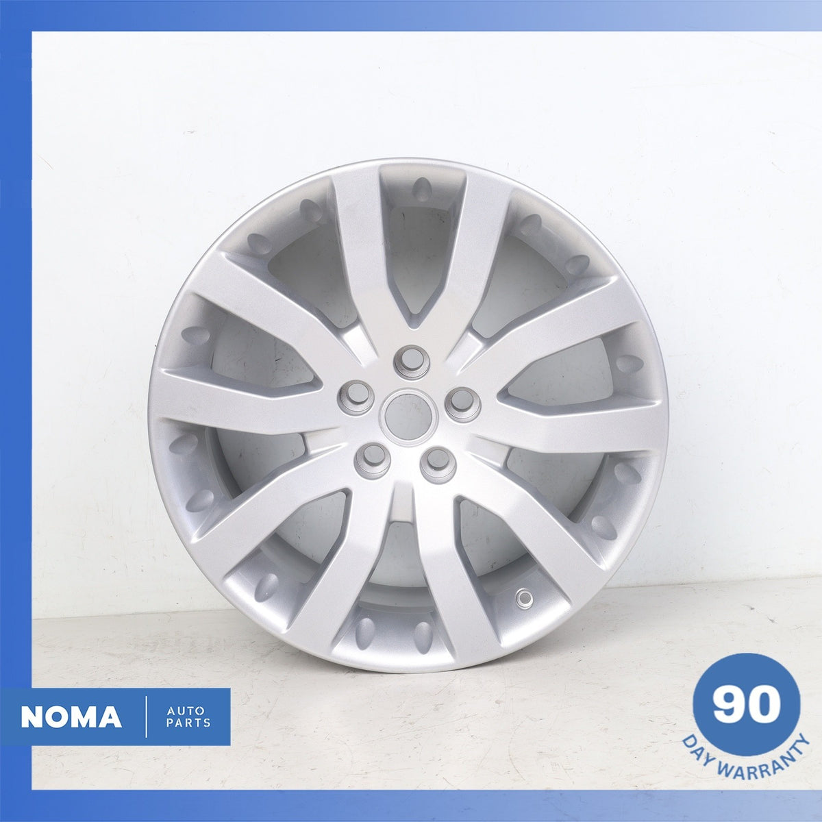 06-09 LR Range Rover Sport L320 Silver Sparkle 9.5 x R20 20" Wheel Rim OEM - photo 2