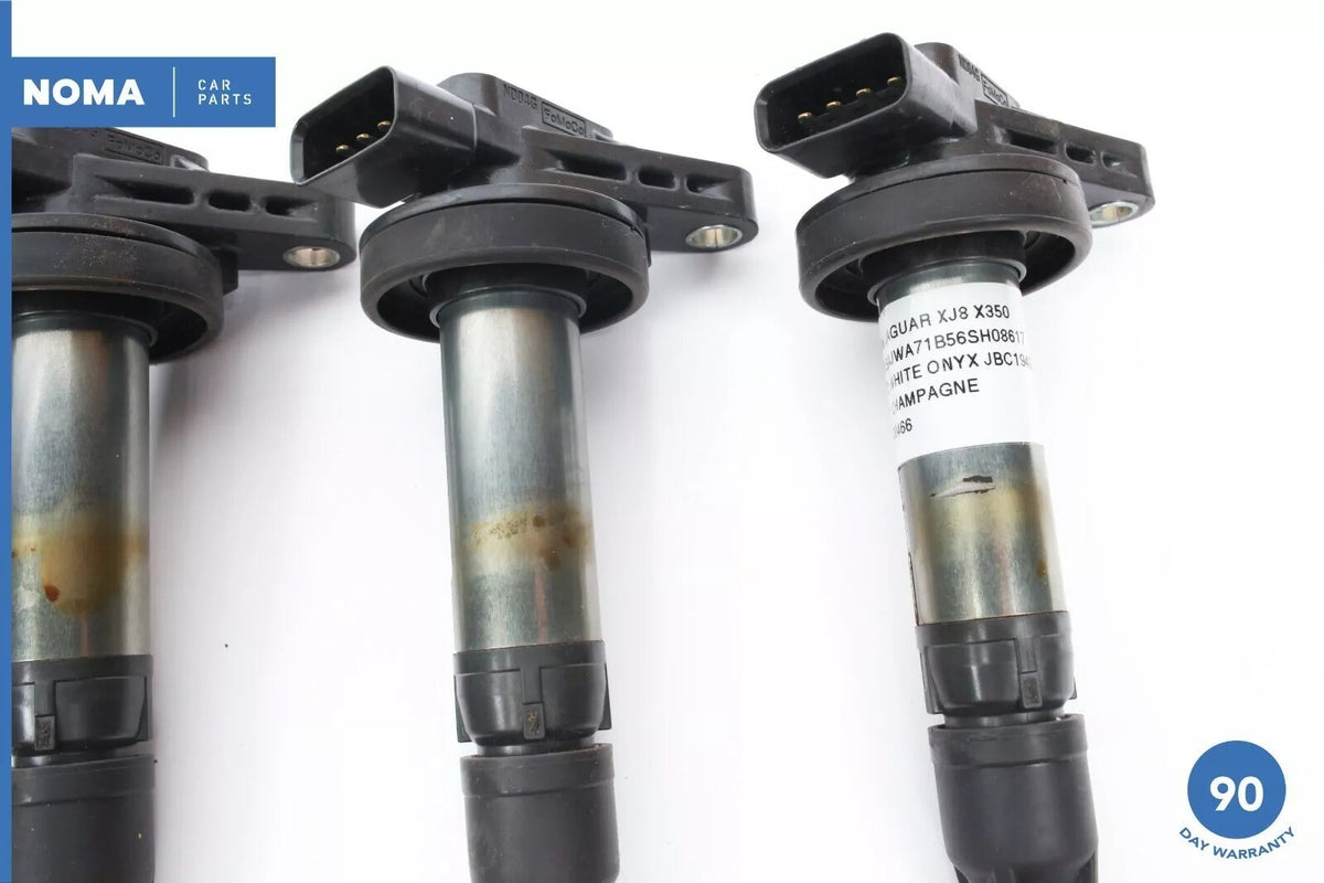 03-10 Jaguar X150 XK XF Engine Motor Ignition Coil Set of 8 6R8312A366AA OEM - photo 5