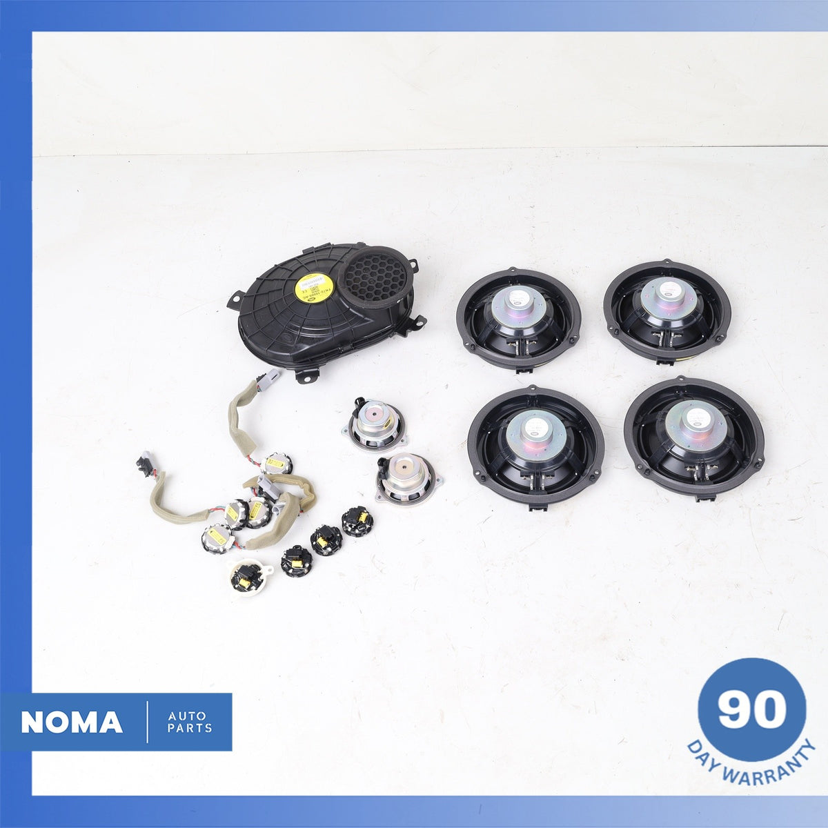 15-19 LR Discovery Sport L550 Front & Rear Hi-Line 1200W Speaker Set OEM 54k - photo 12