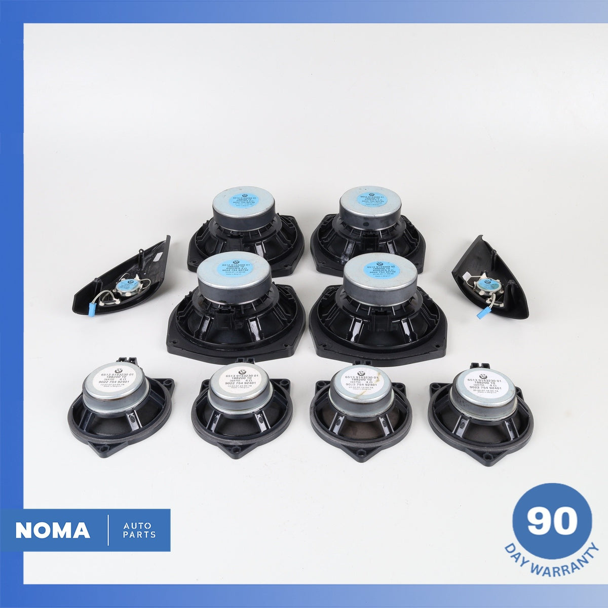 03-08 BMW E85 Z4 Top Hi-Fi Interior Tweeter Speaker Loudspeaker Set OEM - photo 13