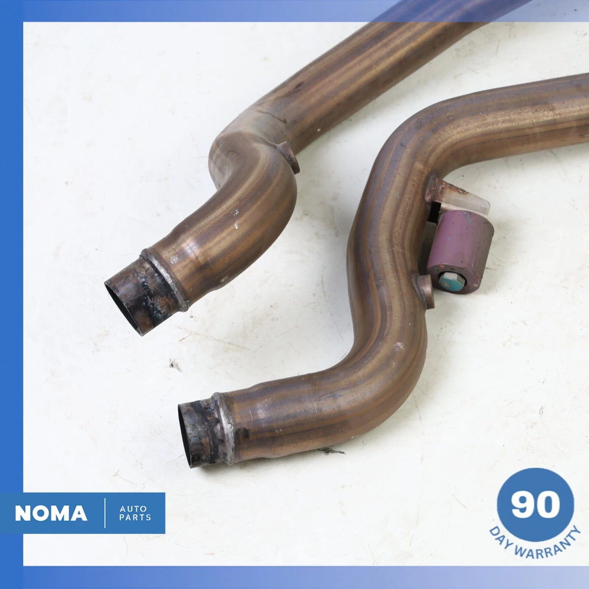 16-19 Jaguar X351 XJL XJ 3.0L Left & Right Side Exhaust Downpipe Set OEM 65k - photo 13