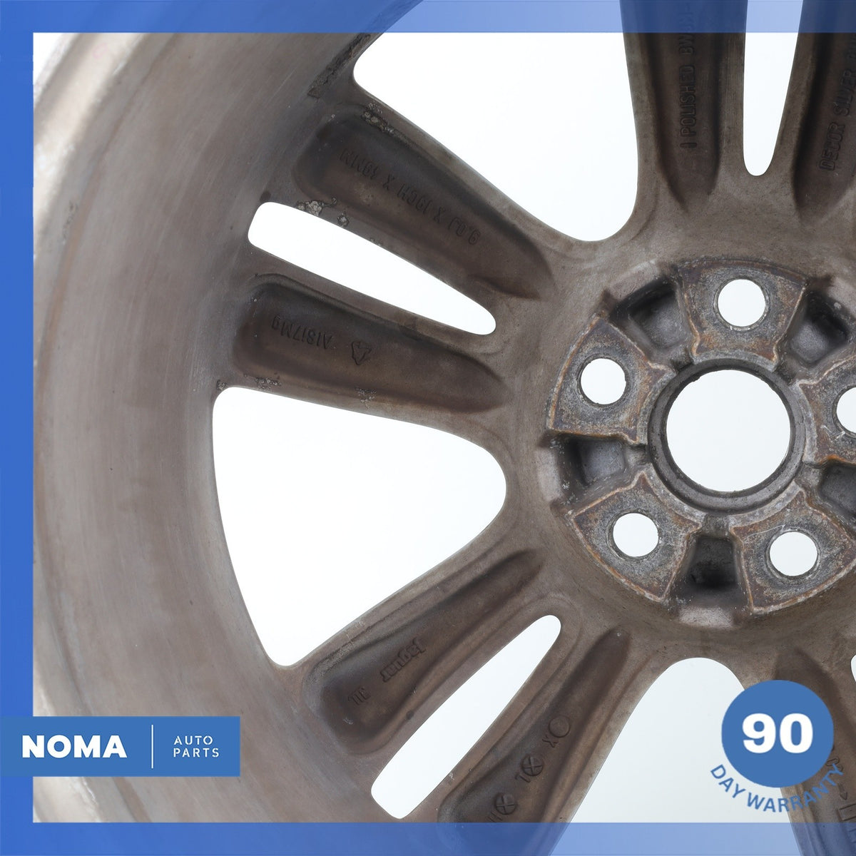 10-19 Jaguar X351 XJ Toba 9J x R19 19" Wheel Rim Set Silver OEM - photo 22