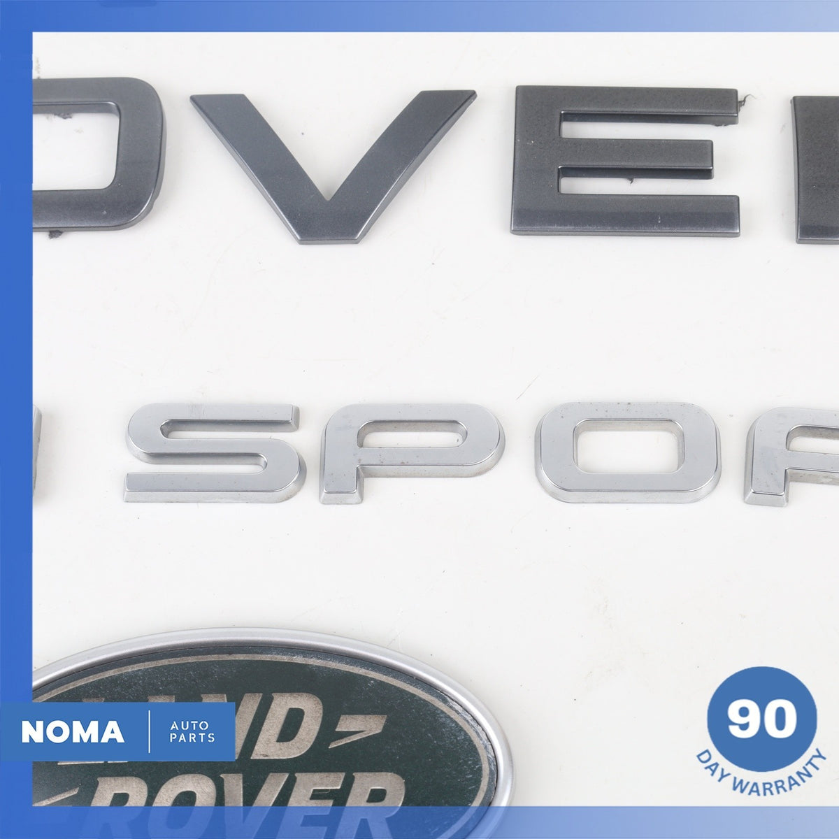 18-22 Range Rover Sport L494 Supercharged Trunk Boot Logo Badge Emblem Set OEM - photo 7