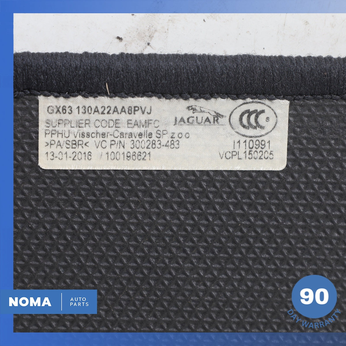 16-23 Jaguar X260 XF Front & Rear Left & Right Floor Carpet Set GX63130A22AA OEM - photo 13